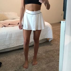 White Nike athletic skirt